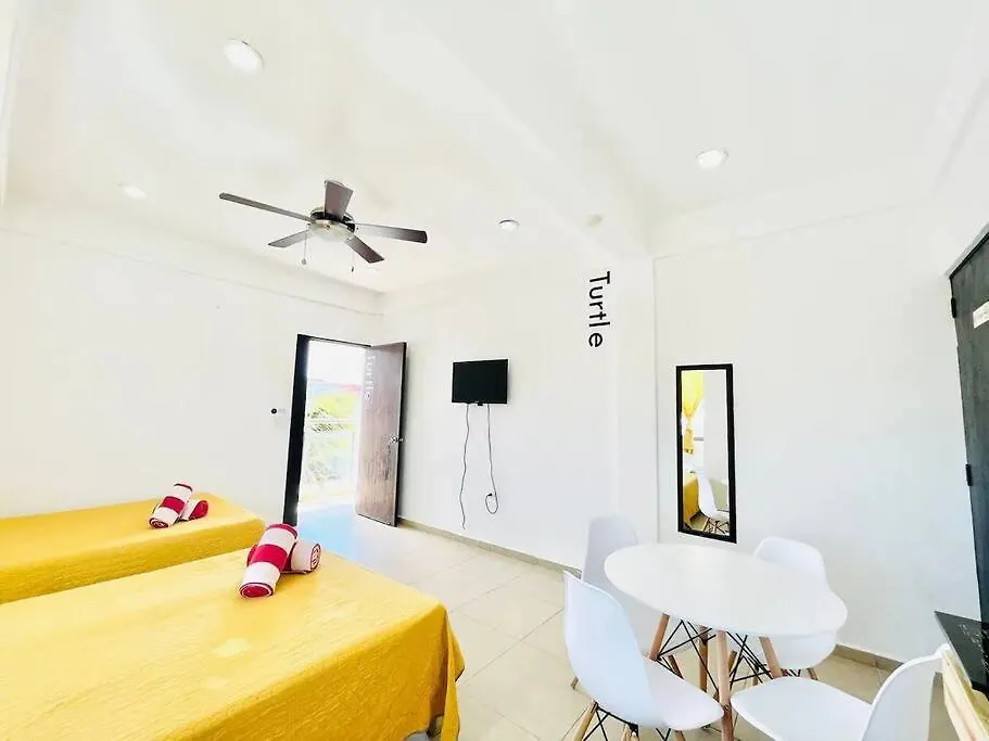 Apartamento Turtle Suite, 5 Min Walking To The Beach Turtle Piso3 Cancún